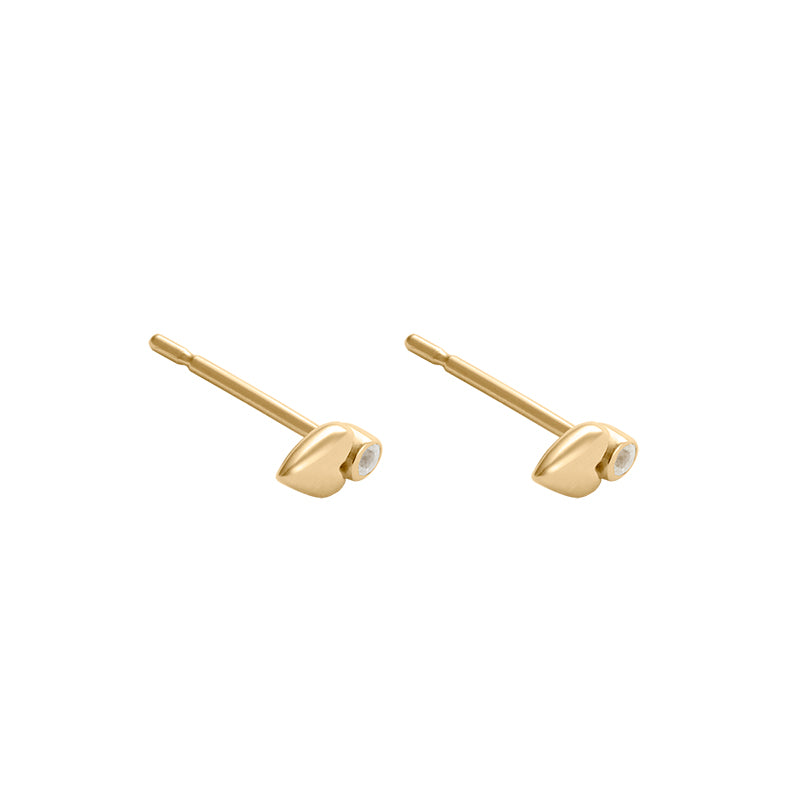 ABODE HEART STUDS