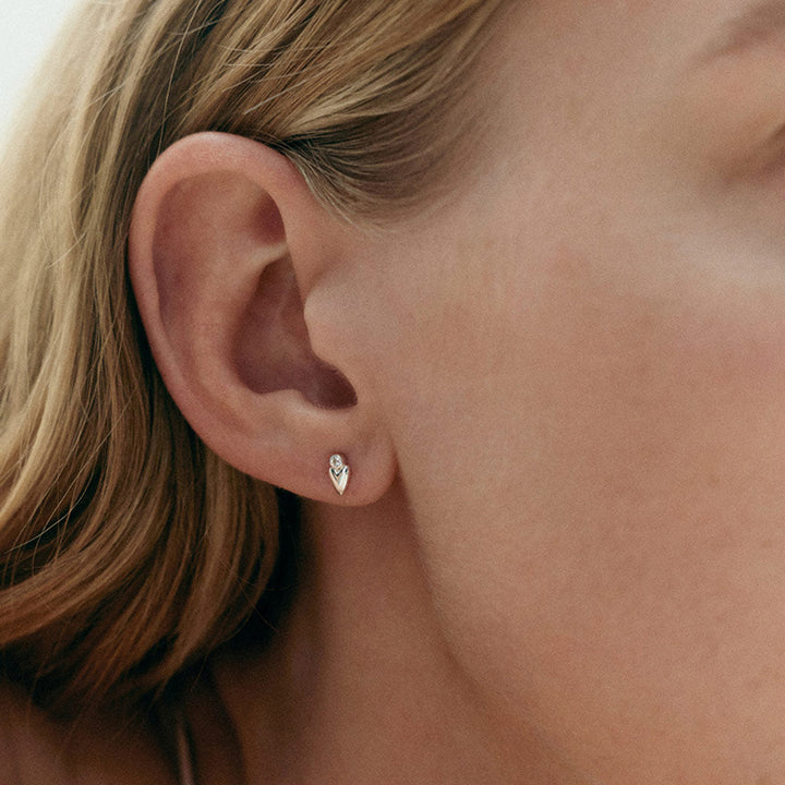 ABODE HEART STUDS