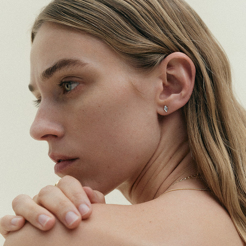 ABODE HEART STUDS