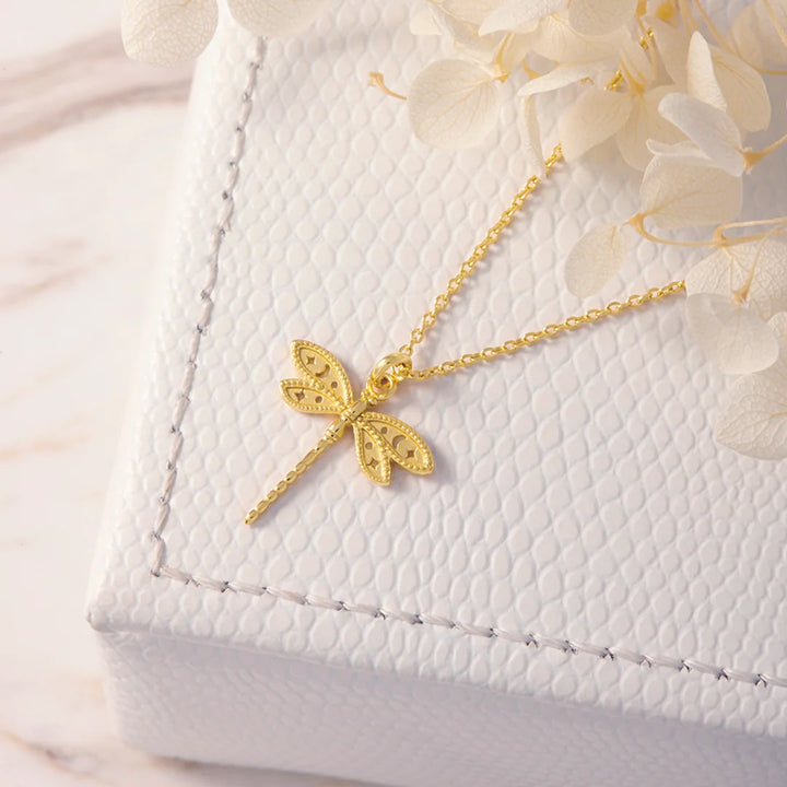 WILD DRAGONFLY NECKLACE