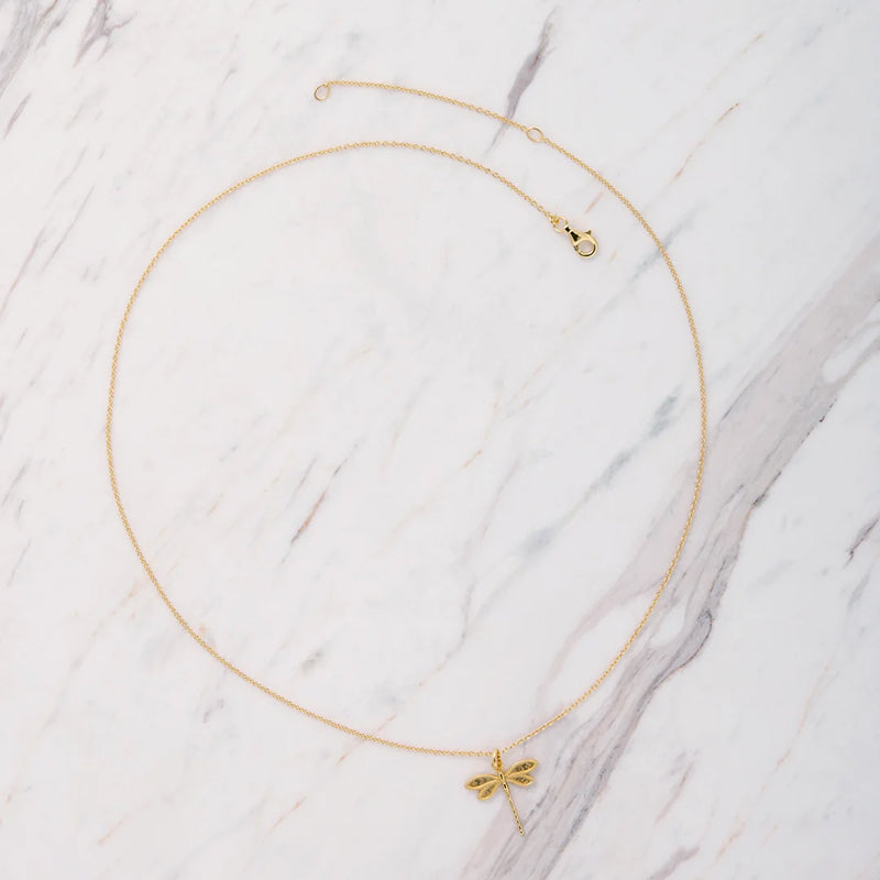 WILD DRAGONFLY NECKLACE