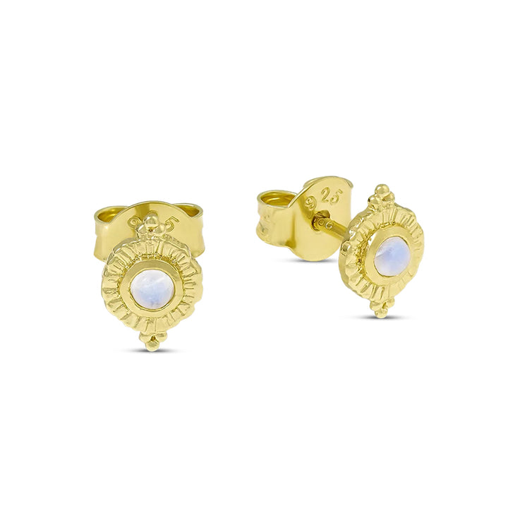 VEYA MOONSTONE STUDS