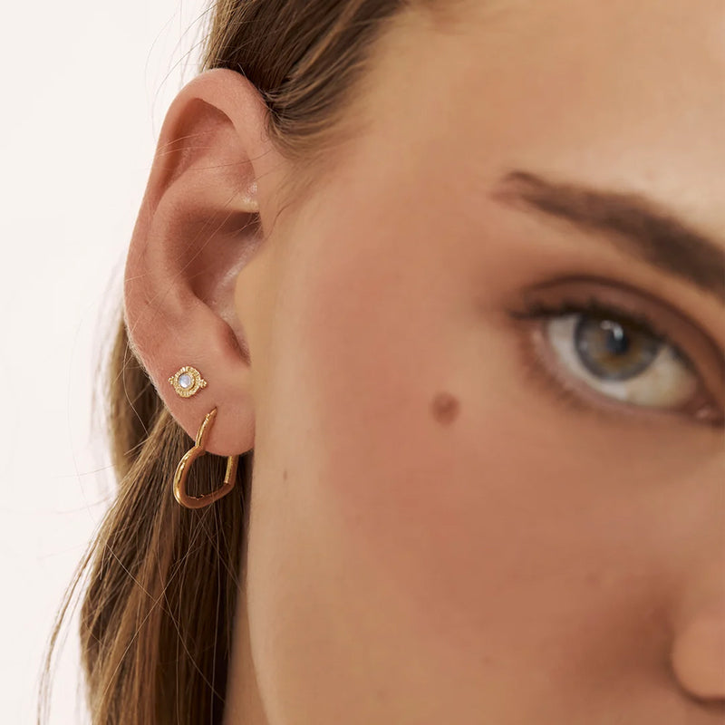 VEYA MOONSTONE STUDS