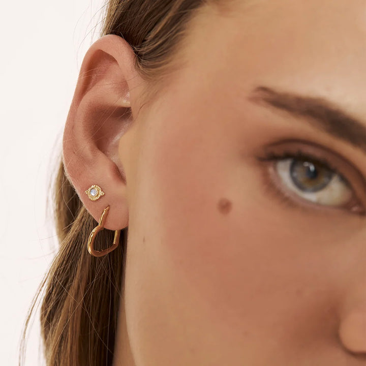 VEYA MOONSTONE STUDS