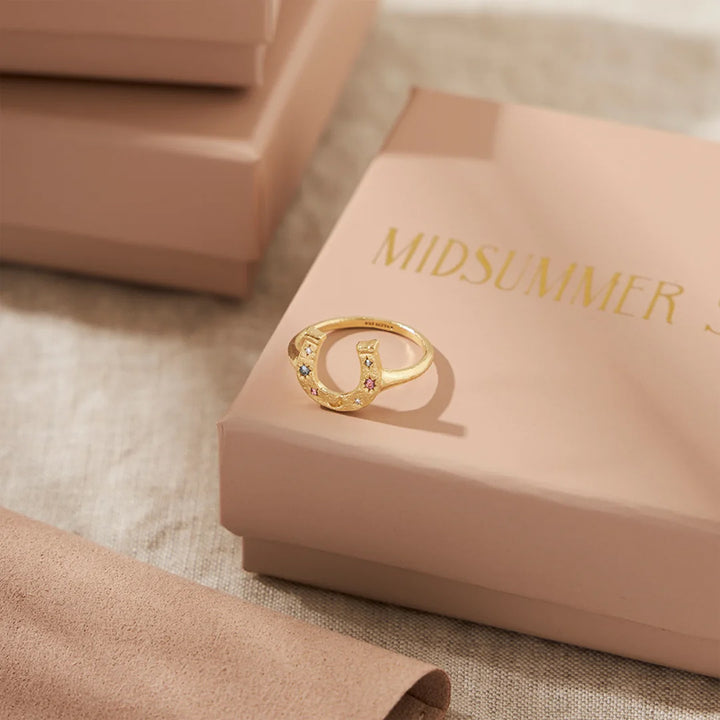 CELESTIAL HORSESHOE RING