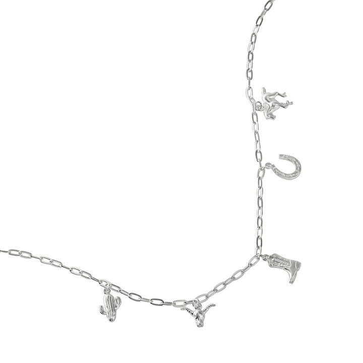 COW GIRL CHARM NECKLACE