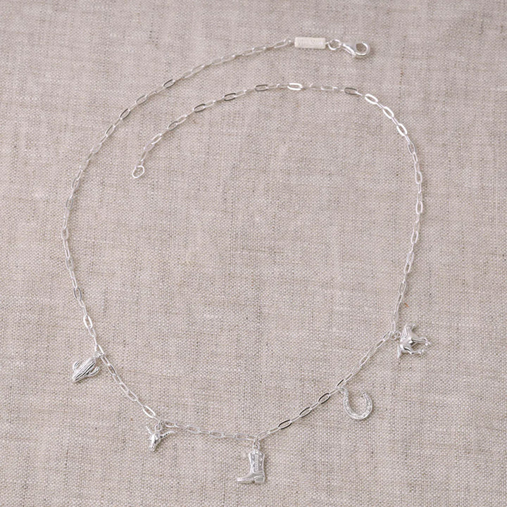 COW GIRL CHARM NECKLACE