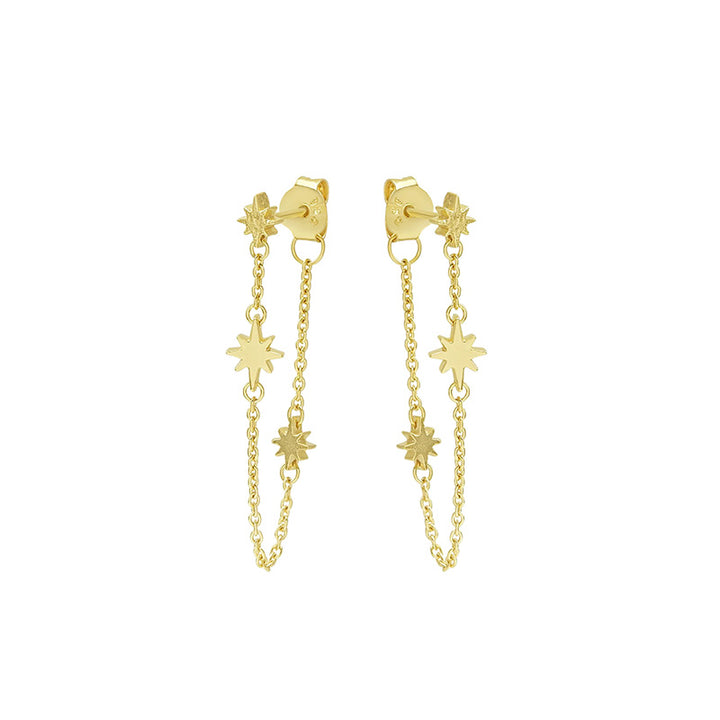 CELESTIAL RIPPLE DROP STUDS