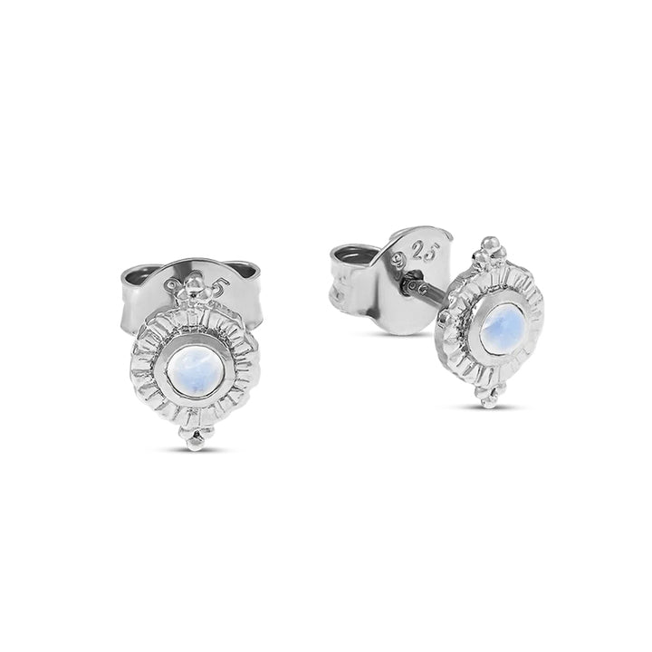 VEYA MOONSTONE STUDS