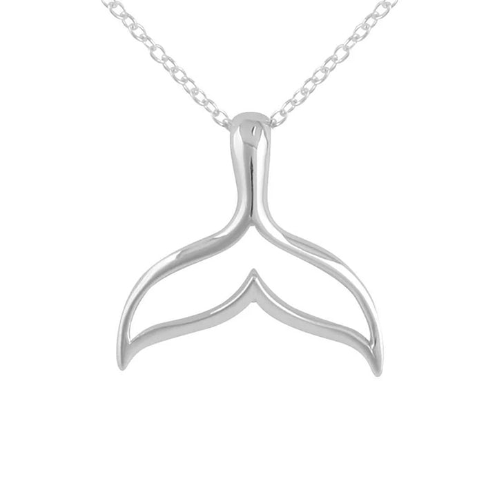 MINKE WHALE TAIL NECKLACE