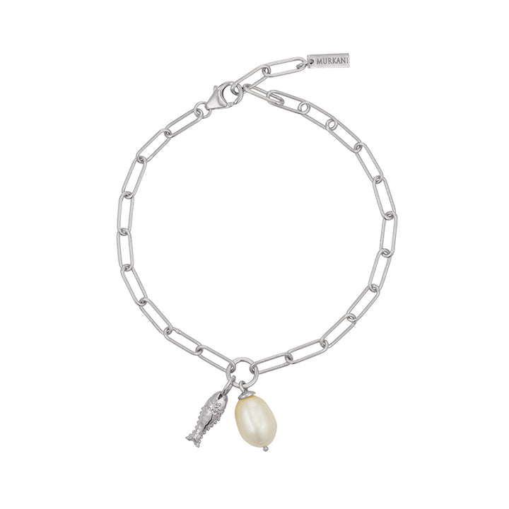 OF THE SEA FISH AND PEARL BRACELET