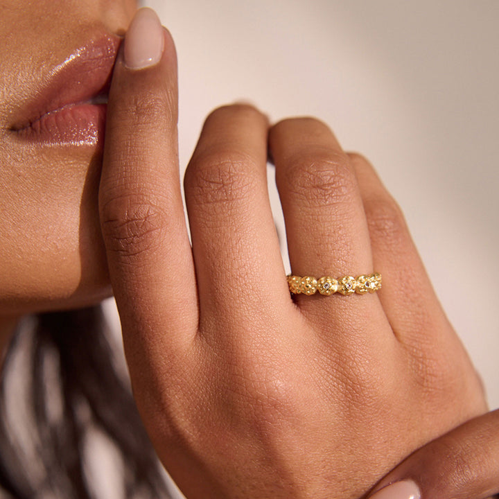 NIGHT SKY STAR RING