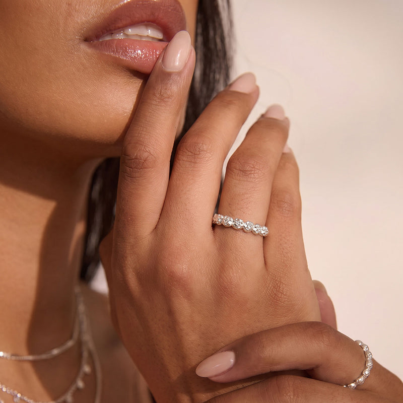 NIGHT SKY STAR RING