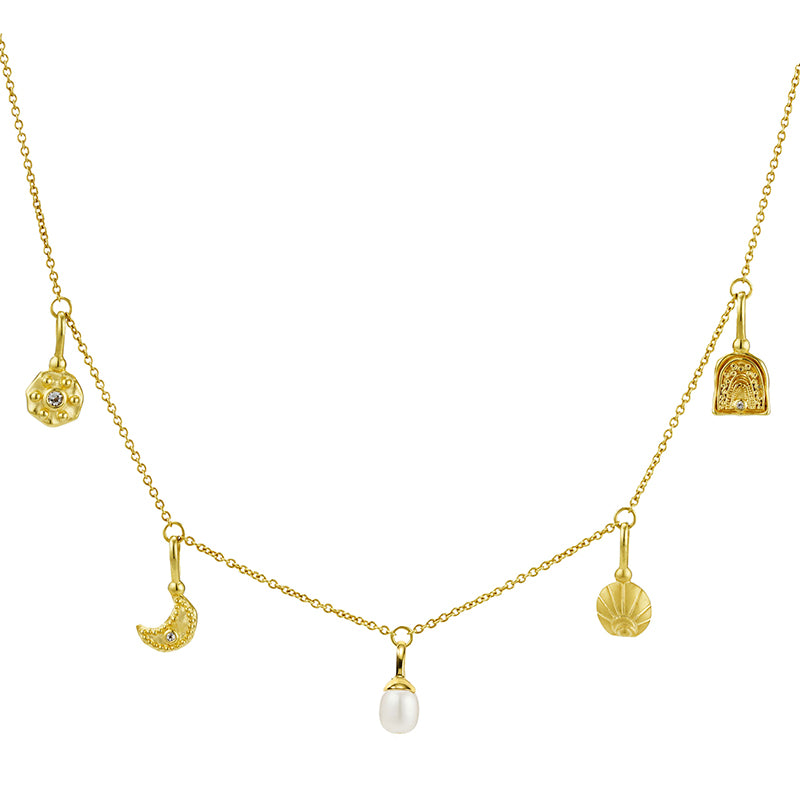 SEA & SKY CHARM NECKLACE