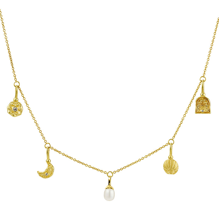 SEA & SKY CHARM NECKLACE