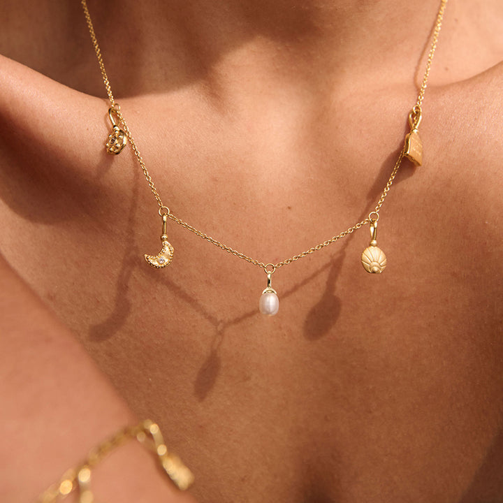 SEA & SKY CHARM NECKLACE