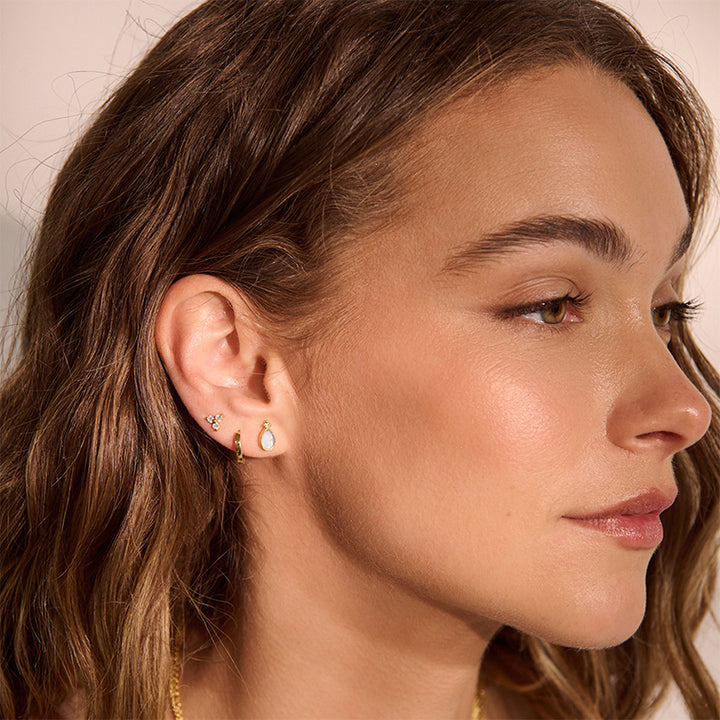 LOVED ALWAYS FACETED MOONSTONE EARRINGS