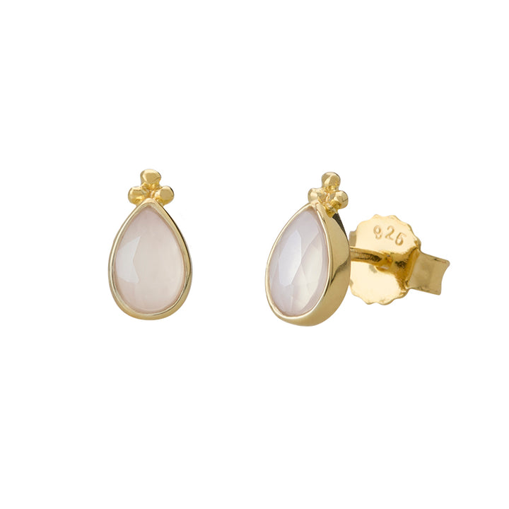 LOVED ALWAYS FACETED MOONSTONE EARRINGS