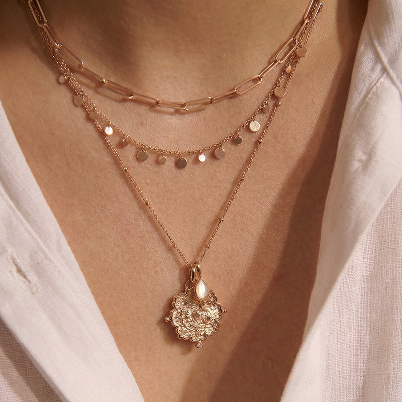 LOVED ALWAYS PENDANT NECKLACE LARGE