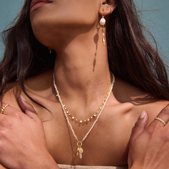 OF THE SEA KESHI PEARL NECKLACE
