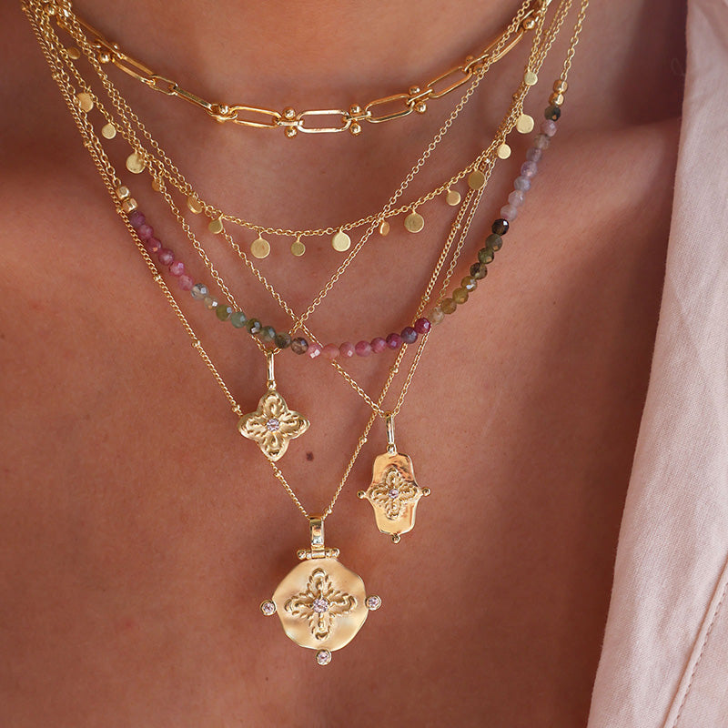 SAHARA SHIELD NECKLACE