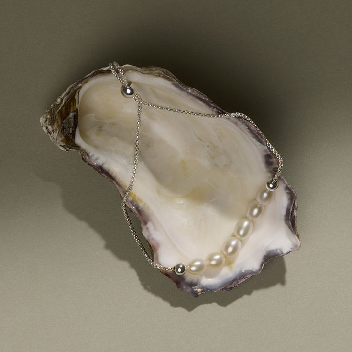 SHORELINE & PEARL BRACELET