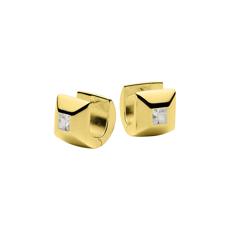 HALO CUBIC ZIRCONIA EARRING