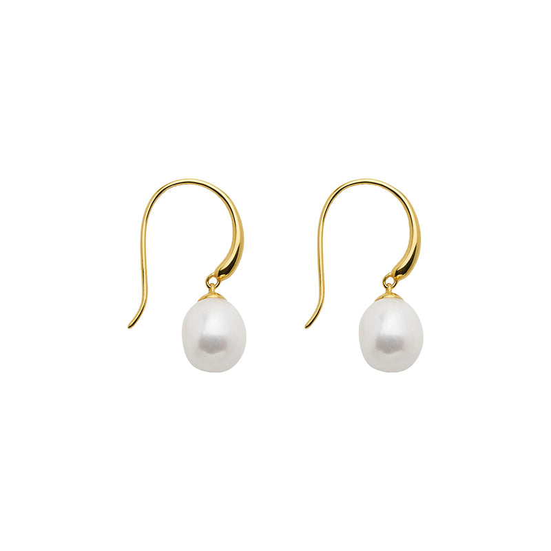 OCEAN GLOW & PEARL EARRING