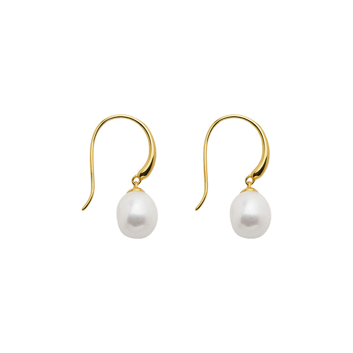 OCEAN GLOW & PEARL EARRING