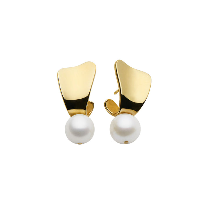 SUNBEAM & PEARL EARRING