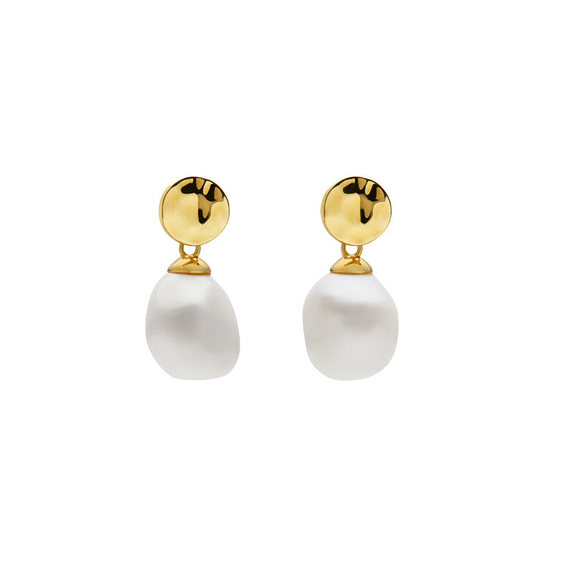 OCEAN DRIFT & PEARL EARRING