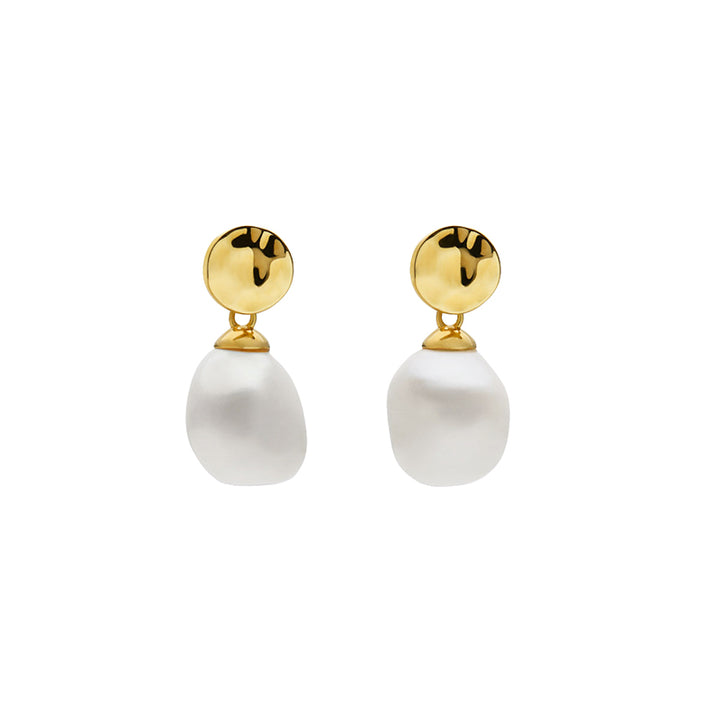 OCEAN DRIFT & PEARL EARRING
