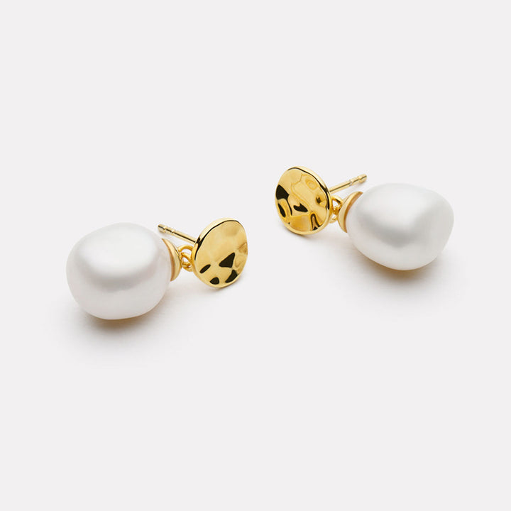 OCEAN DRIFT & PEARL EARRING