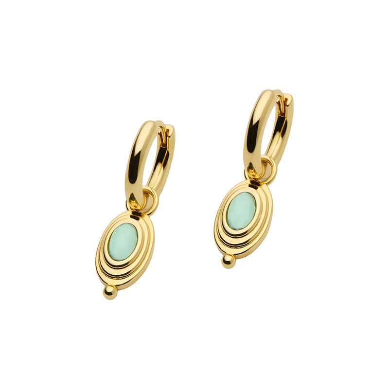 HORIZON BLUE TOPAZ EARRING
