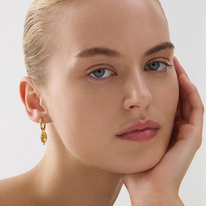 HORIZON CITRINE EARRING