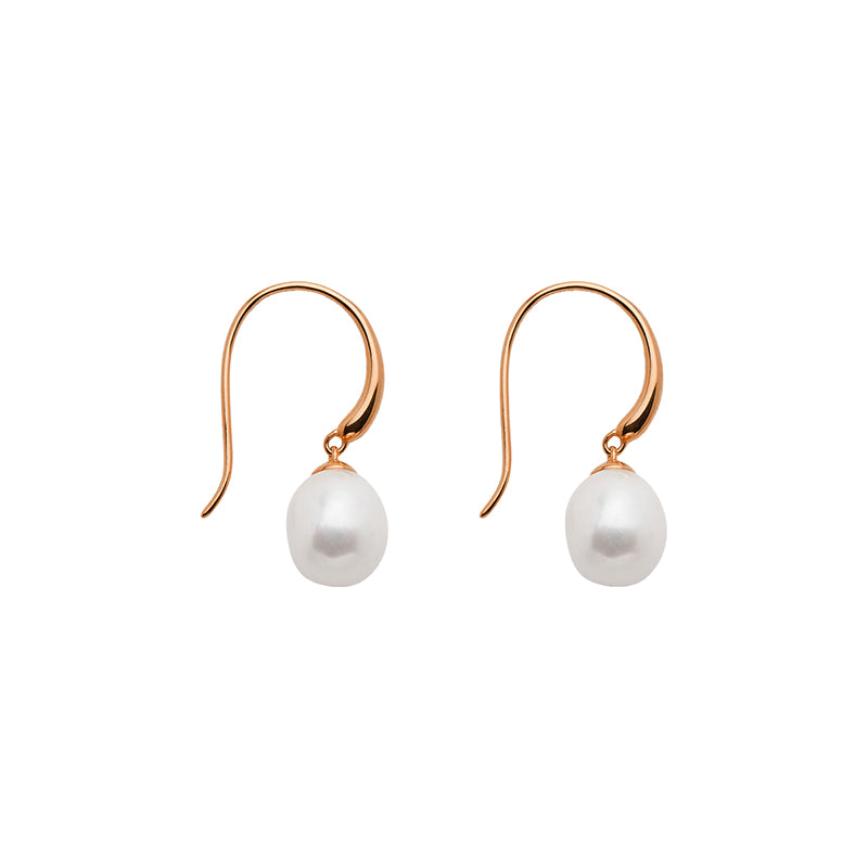OCEAN GLOW & PEARL EARRING