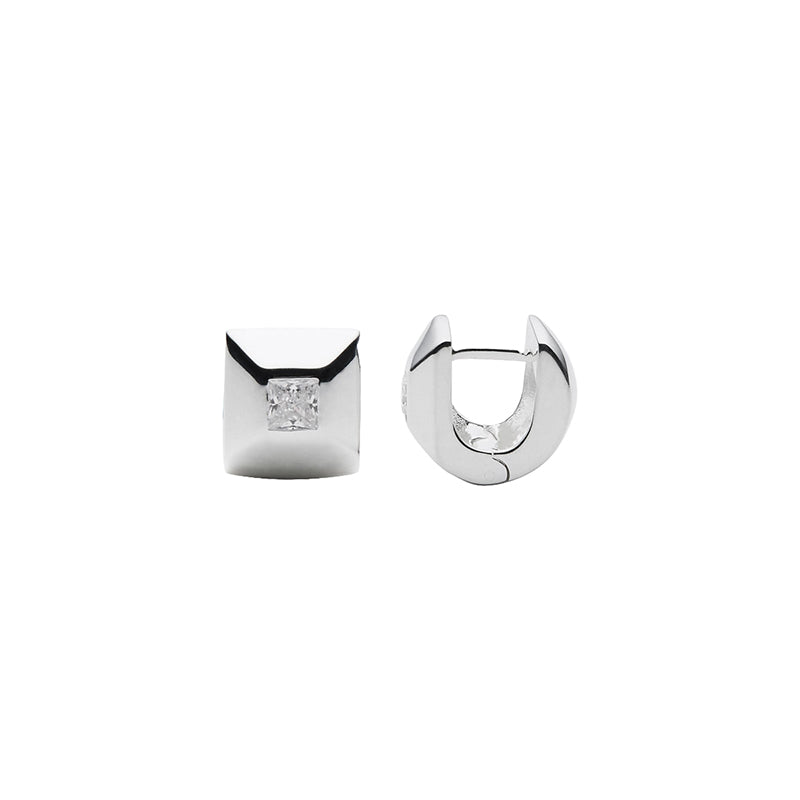 HALO CUBIC ZIRCONIA EARRING