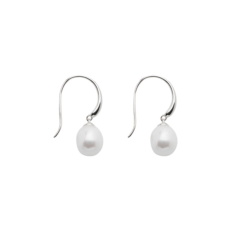 OCEAN GLOW & PEARL EARRING