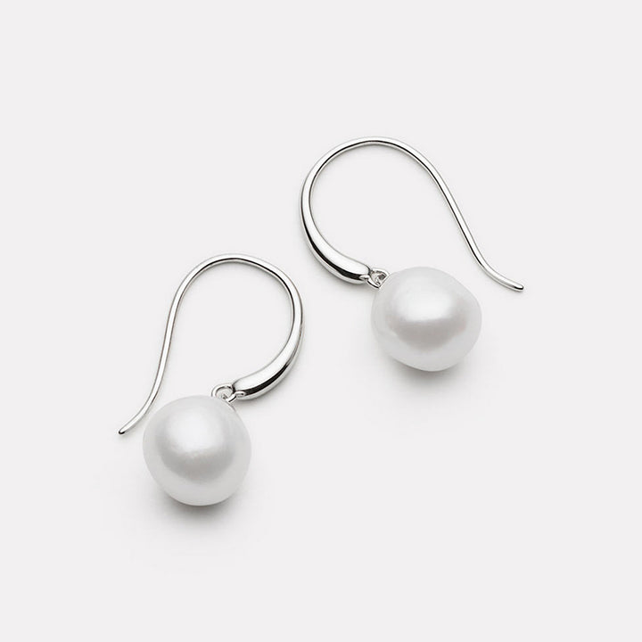 OCEAN GLOW & PEARL EARRING