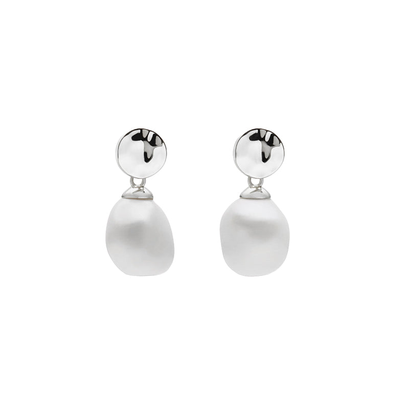 OCEAN DRIFT & PEARL EARRING