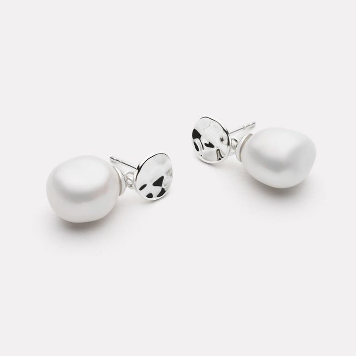 OCEAN DRIFT & PEARL EARRING