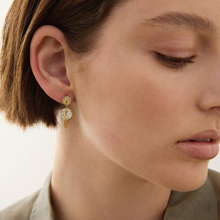 MILLELUCI CIRCULAR PETITE EARRINGS