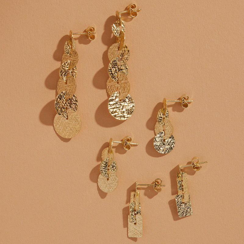 MILLELUCI RECTANGULAR PETITE EARRINGS
