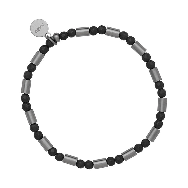 NOVA HAEMATITE & STEEL BRACELET