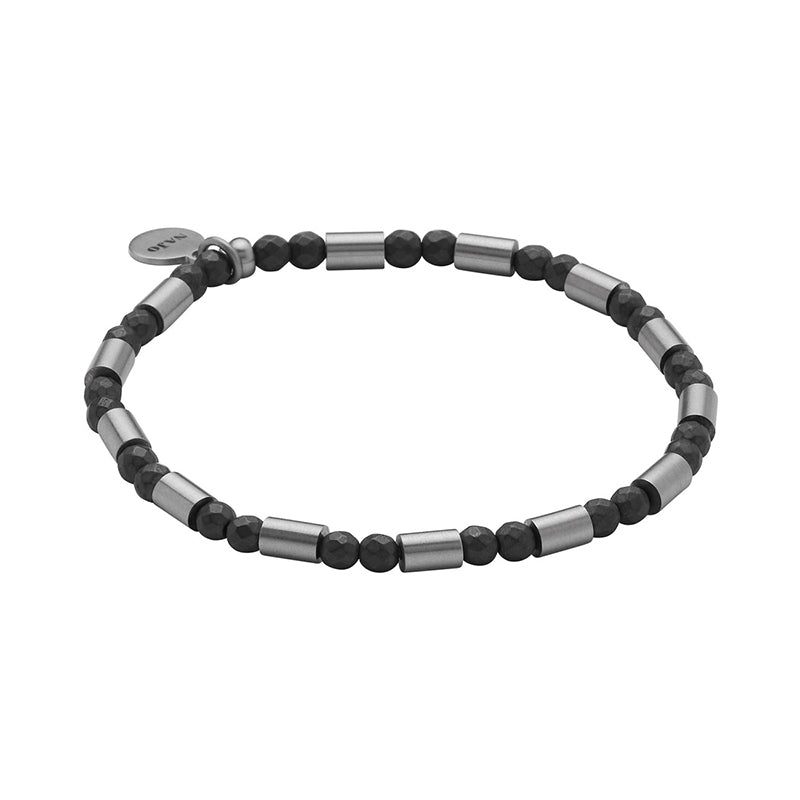 NOVA HAEMATITE & STEEL BRACELET