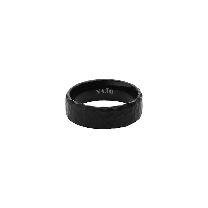 MIDNIGHT MENS BLACK RING