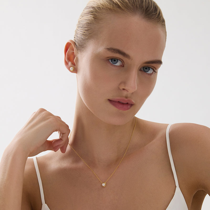 MOONBEAM & PEARL NECKLACE