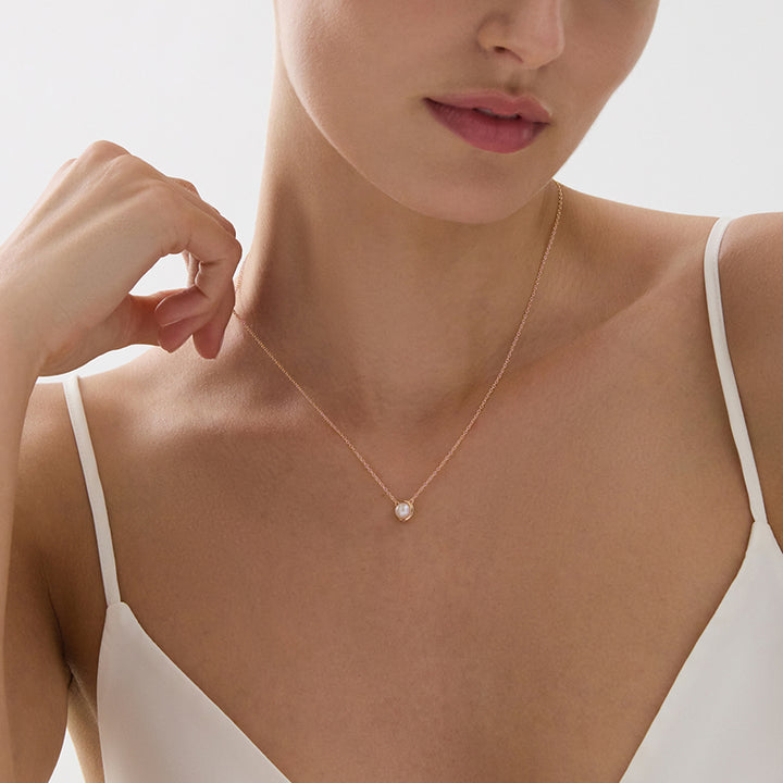 MOONBEAM & PEARL NECKLACE