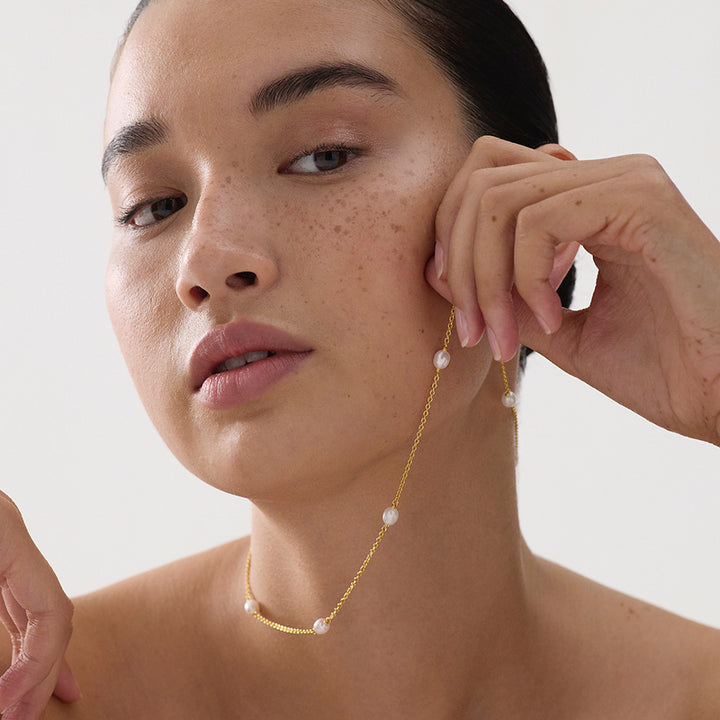 TIDAL WHISPER PEARL NECKLACE