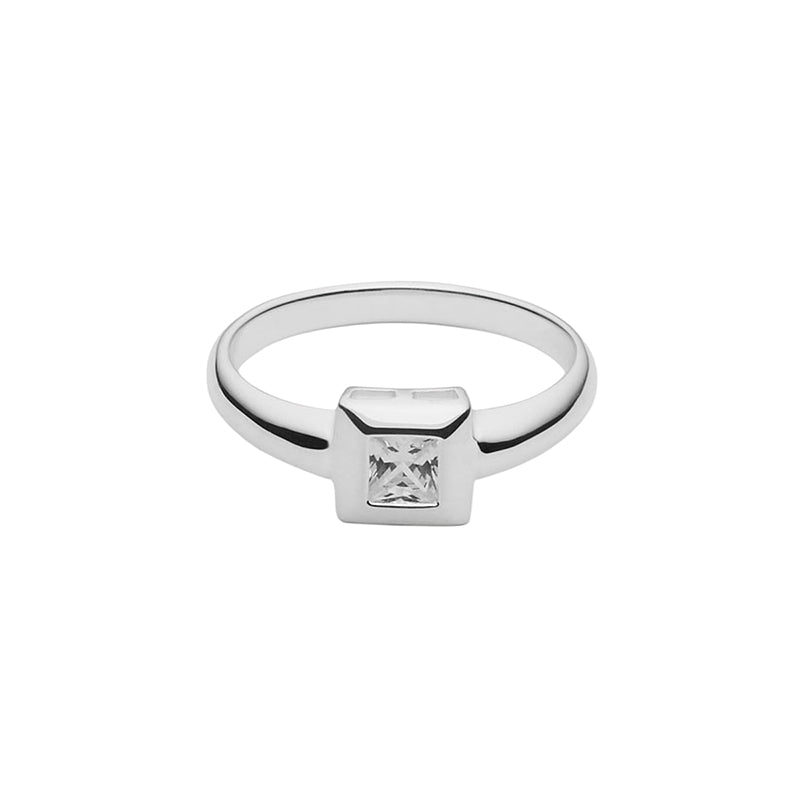 HALO CUBIC ZIRCONIA RING